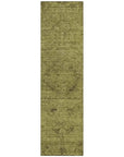LOOMLAN Rugs Malia Olive Washable Indoor-Outdoor Rug