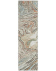 LOOMLAN Rugs Malika Beige Washable Indoor-Outdoor Rug