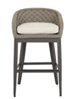 Marbella Weather - Resistant Outdoor Bar Stool - LOOMLAN - Sunset West - Outdoor Bar Stools
