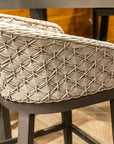 Marbella Weather - Resistant Outdoor Bar Stool - LOOMLAN - Sunset West - Outdoor Bar Stools