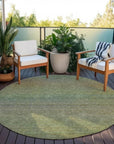 LOOMLAN Rugs Maria Green Washable Indoor-Outdoor Rug