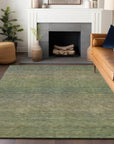 LOOMLAN Rugs Maria Green Washable Indoor-Outdoor Rug