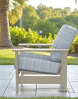 Telescope Leeward Deep Seat Stationary Outdoor Arm Chair