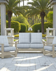 Telescope Leeward Deep Seat Swivel Hidden Motion Outdoor Arm Chair