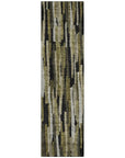 LOOMLAN Rugs Marrah Brown Washable Indoor-Outdoor Rug