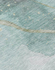 Marvelle Teal Washable Indoor - Outdoor Rug - LOOMLAN - LOOMLAN Rugs - Outdoor Rugs