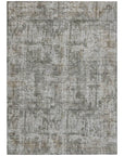 LOOMLAN Rugs Mezzara Gray Washable Indoor-Outdoor Rug