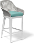 Miami Sunbrella Weatherproof Outdoor Bar Stool - LOOMLAN - Sunset West - Outdoor Bar Stools