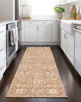 LOOMLAN Rugs Mila Orange Washable Indoor-Outdoor Rug