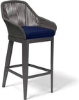 Milano Weatherproof Outdoor Bar Stool - LOOMLAN - Sunset West - Outdoor Bar Stools