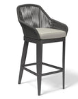 Milano Weatherproof Outdoor Bar Stool - LOOMLAN - Sunset West - Outdoor Bar Stools