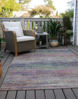 LOOMLAN Rugs Mirae Pink Washable Indoor-Outdoor Rug