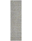 LOOMLAN Rugs Mirelia Gray Washable Indoor-Outdoor Rug