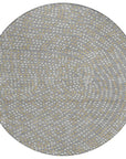 LOOMLAN Rugs Mirelia Gray Washable Indoor-Outdoor Rug