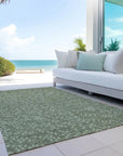 LOOMLAN Rugs Mirelia Sage Washable Indoor-Outdoor Rug