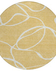 LOOMLAN Rugs Mirelle Gold Washable Indoor-Outdoor Rug
