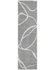 LOOMLAN Rugs Mirelle Gray Washable Indoor-Outdoor Rug