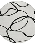 LOOMLAN Rugs Mirelle White Washable Indoor-Outdoor Rug