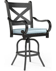 Monterey Sunbrella Outdoor Counter Stool - LOOMLAN - Sunset West - Outdoor Counter Stools