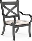 Monterey Sunbrella Outdoor Dining Chair 2PC - LOOMLAN - Sunset West - Outdoor Dining Chairs
