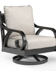 Monterey Sunbrella Swivel Outdoor Rocker - LOOMLAN - Sunset West - Outdoor Accent Chairs