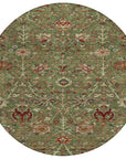 LOOMLAN Rugs Muse Green Washable Indoor-Outdoor Rug
