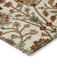 LOOMLAN Rugs Muse Ivory Washable Indoor-Outdoor Rug