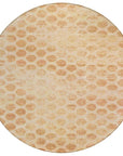 LOOMLAN Rugs Myrianna Orange Washable Indoor-Outdoor Rug
