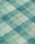 LOOMLAN Rugs Nahlia Blue Washable Indoor-Outdoor Rug