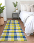 LOOMLAN Rugs Nahlia Gold Washable Indoor-Outdoor Rug