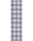 LOOMLAN Rugs Nahlia Purple Washable Indoor-Outdoor Rug