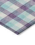 LOOMLAN Rugs Nahlia Purple Washable Indoor-Outdoor Rug