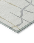 LOOMLAN Rugs Nazira Ivory Washable Indoor-Outdoor Rug