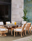 Castelle Nicoya Formal Arm Dining Chair Outdoor Living Castelle