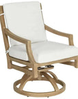Castelle Nicoya Formal Arm Dining Chair Swivel Rocker