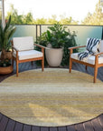 LOOMLAN Rugs Nira Gold Washable Indoor-Outdoor Rug