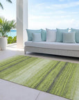 LOOMLAN Rugs Nira Lime Washable Indoor-Outdoor Rug