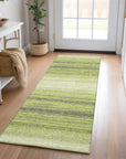 LOOMLAN Rugs Nira Lime Washable Indoor-Outdoor Rug