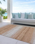 LOOMLAN Rugs Nira Orange Washable Indoor-Outdoor Rug