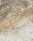 LOOMLAN Rugs Nocturne Orange Washable Indoor-Outdoor Rug
