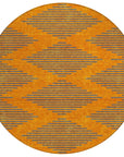 LOOMLAN Rugs Norelia Orange Washable Indoor-Outdoor Rug