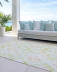 LOOMLAN Rugs Nova Pink Washable Indoor-Outdoor Rug