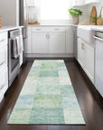 LOOMLAN Rugs Novanta Blue Washable Indoor-Outdoor Rug