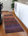 LOOMLAN Rugs Nuvata Orange Washable Indoor-Outdoor Rug