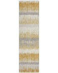 LOOMLAN Rugs Nyelle Gold Washable Indoor-Outdoor Rug