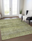 LOOMLAN Rugs Nymara Green Washable Indoor-Outdoor Rug