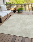 LOOMLAN Rugs Orlena Beige Washable Indoor-Outdoor Rug