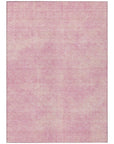 LOOMLAN Rugs Orlena Pink Washable Indoor-Outdoor Rug