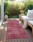 Orlena Red Washable Indoor - Outdoor Rug - LOOMLAN - LOOMLAN Rugs - Outdoor Rugs