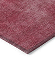 Orlena Red Washable Indoor - Outdoor Rug - LOOMLAN - LOOMLAN Rugs - Outdoor Rugs